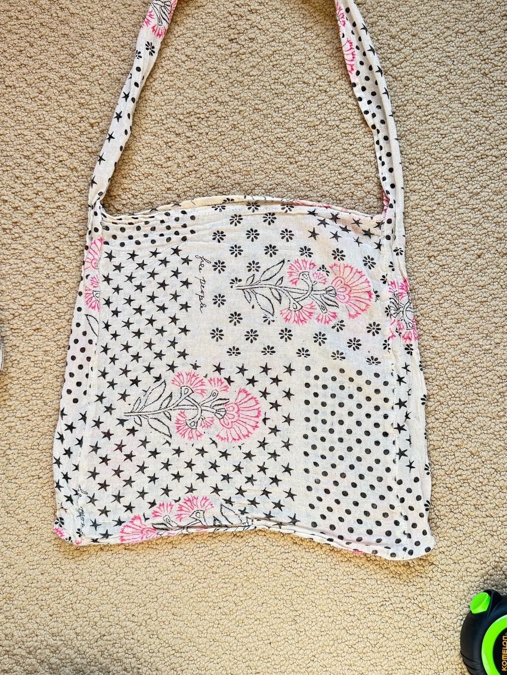Free people linen tote bag